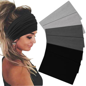 Sefiinh front view of six-pack headbands showing colors and neat packaging