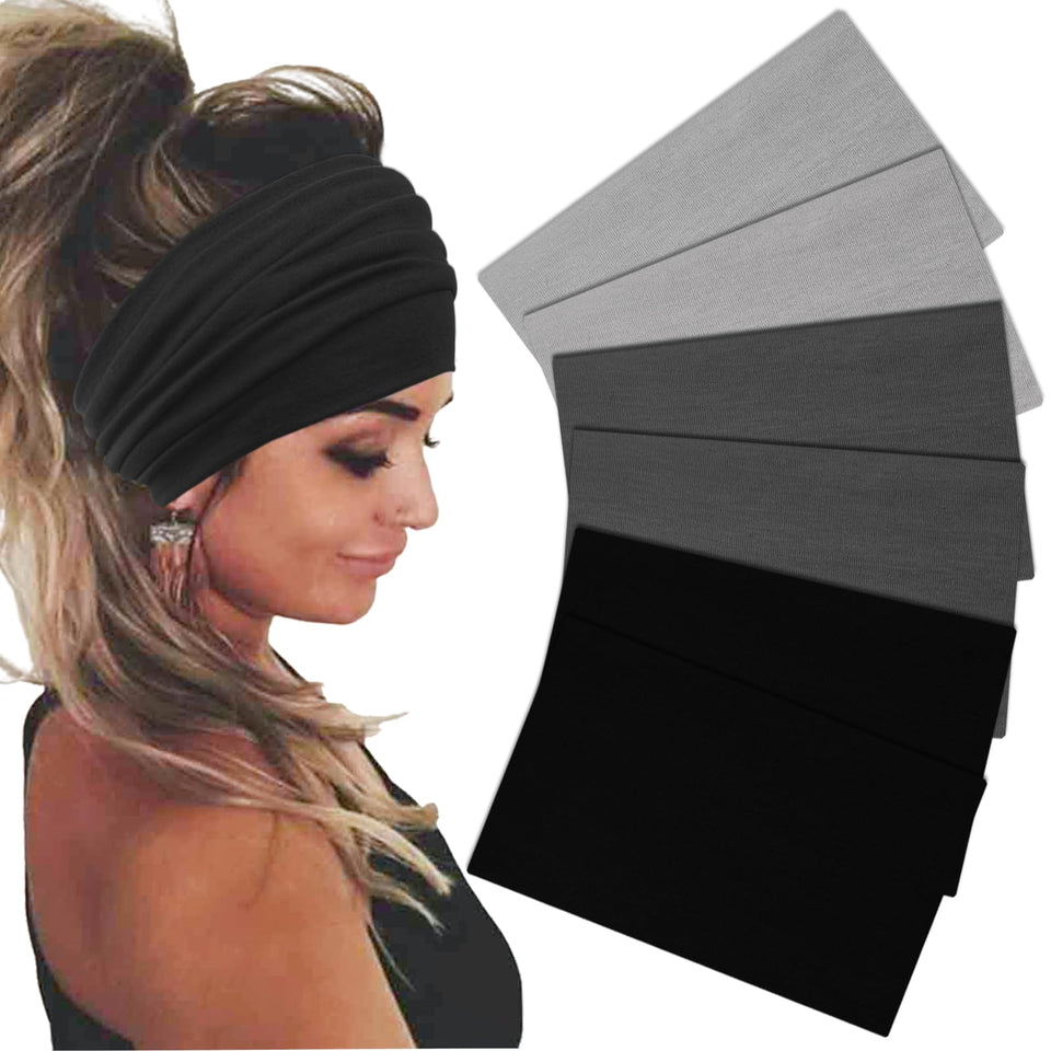 Sefiinh front view of six-pack headbands showing colors and neat packaging
