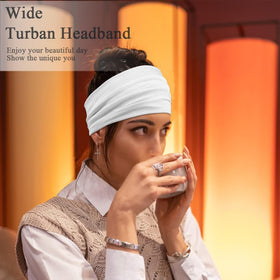 Sefiinh headband on mannequin showing width and scale for proper fit