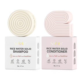 Sefralls front packaging showing rice water bars and eco benefits