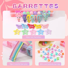 Seiolieliou baby elastic bands pastel array showing gentle fit for fine hair