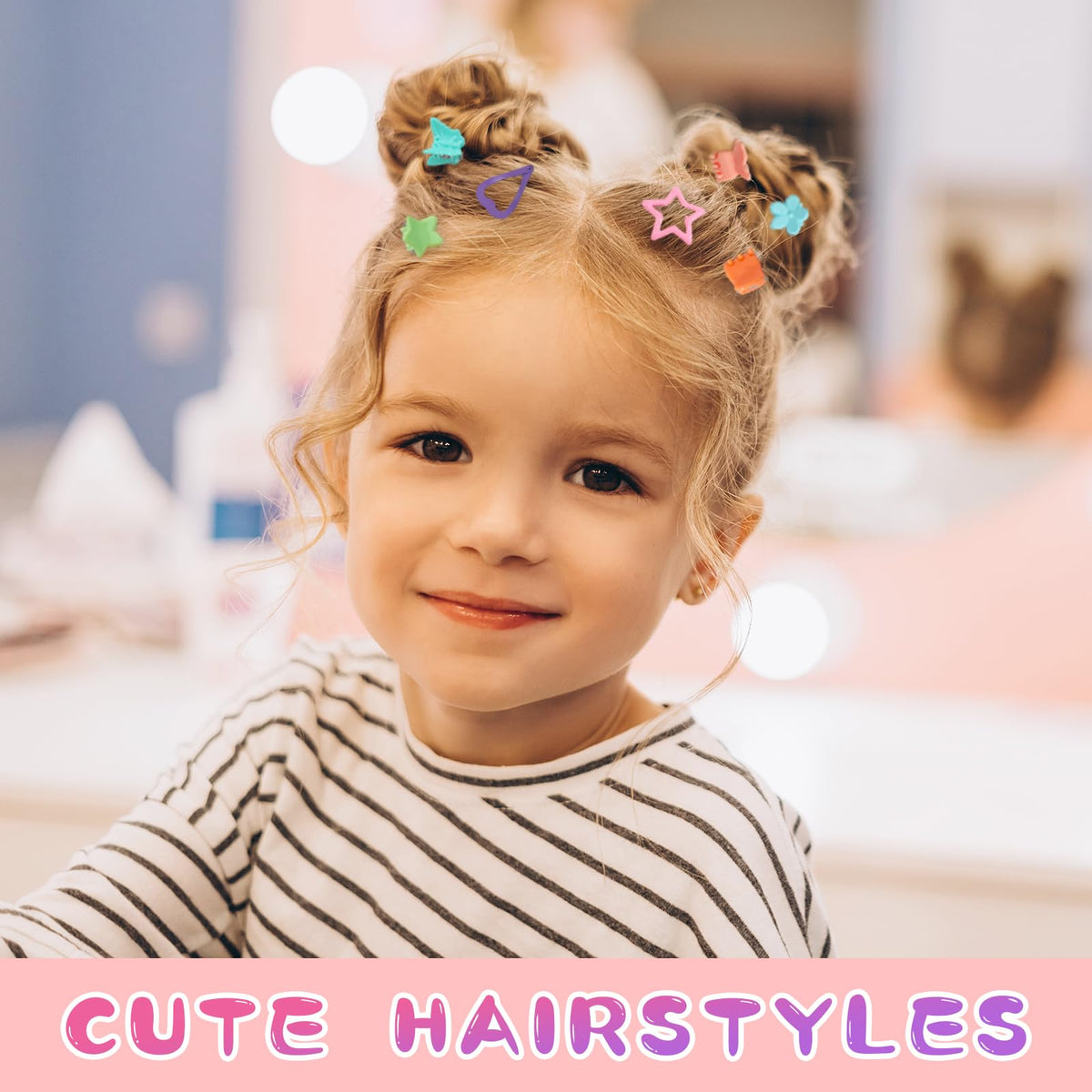 Seiolieliou butterfly clips arrangement showing decorative accents for kids benefit
