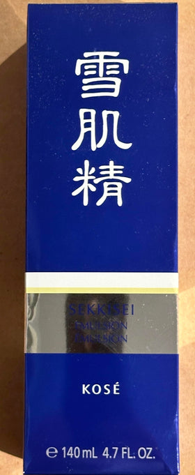 SEKKISEI emulsion staged on sink showing daily routine layering benefit