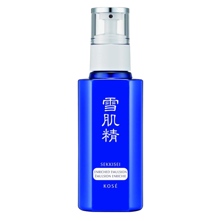 SEKKISEI jar front view showing sleek label and calming benefits