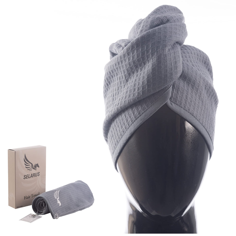 SELARUS front folded turban showing compact storage and premium cotton