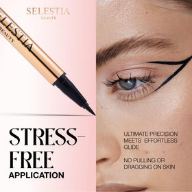 SELESTIA BEAUTY close-up of ultra-fine tip for precise lines