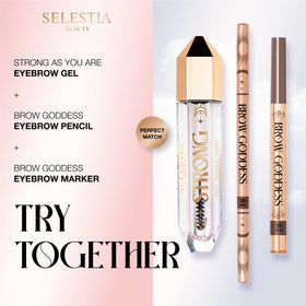 SELESTIA BEAUTY gel tube on hand showing travel-friendly size and portability