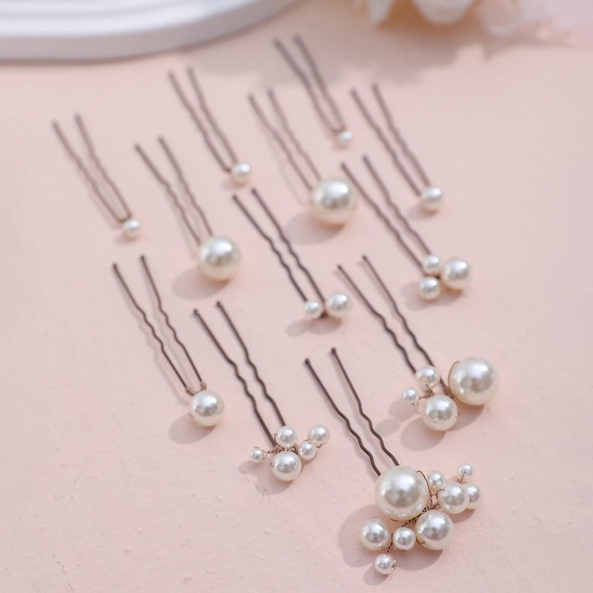 SELFCLOUD bridal updo with pins in place illustrating stability and photo-ready finish