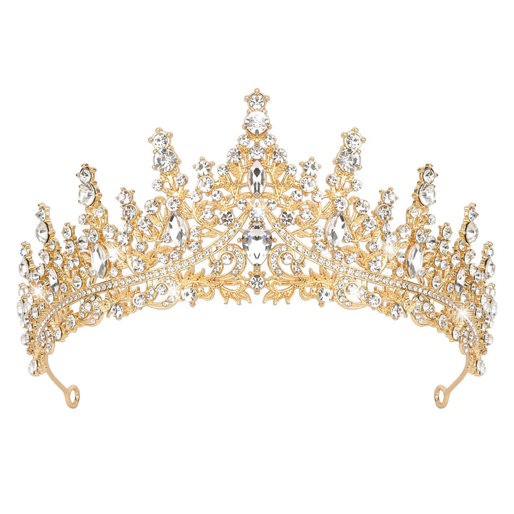 Semato crown front view showing ornate baroque design and regal sparkle