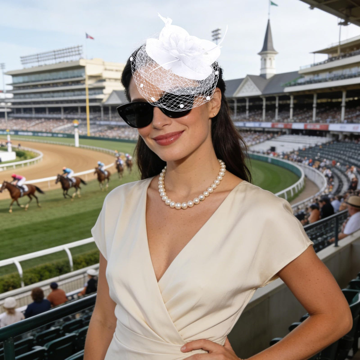Semato lifestyle image at a tea party showing styled outfit pairing