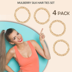 SEMRUE scrunchie worn on wrist as accessory and easy everyday styling option