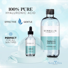 SenAllis close-up dropper dispensing serum highlighting precise application benefit