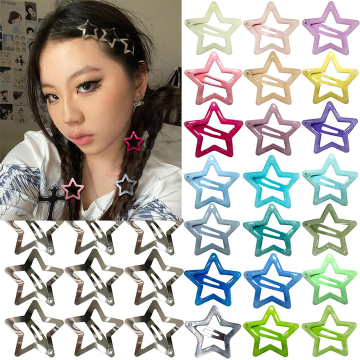 Seneeel front packaging showing 20 star clips with convenient storage and variety