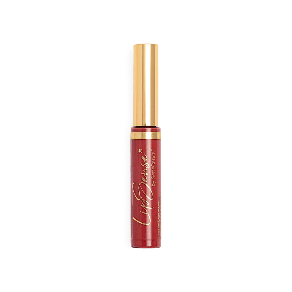 SeneGence LipSense front view showing sleek tube and durable design benefit