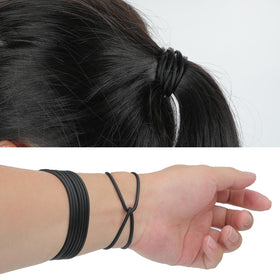 Senkary black and white bracelet detail highlighting clean color contrast