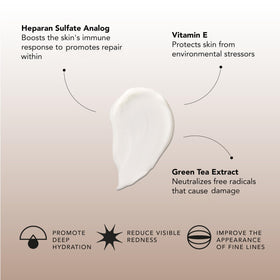 Sente used after procedure on model, illustrating gentle post-treatment soothing