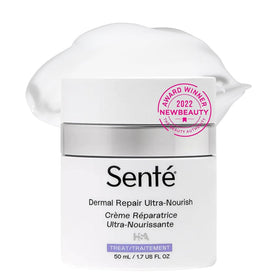 Sente front packaging showing jar and calming design with product benefit