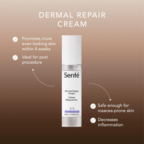 Sente ingredient panel close-up, showing HSA, vitamin E, and green tea benefits