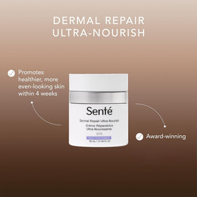 Sente jar open displaying creamy texture and rich moisturizing benefit