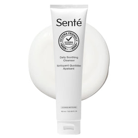 Sente front packaging showing label and benefit for gentle cleansing