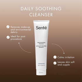 Sente pump dispenser close-up for easy, mess-free application