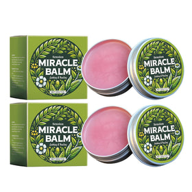 Senzion Miracle Balm jar front view showing packaging and easy access