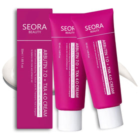 Seora Beauty front packaging showing tube and label, easy identification and benefit