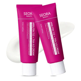 Seora Beauty front packaging showing product and benefits