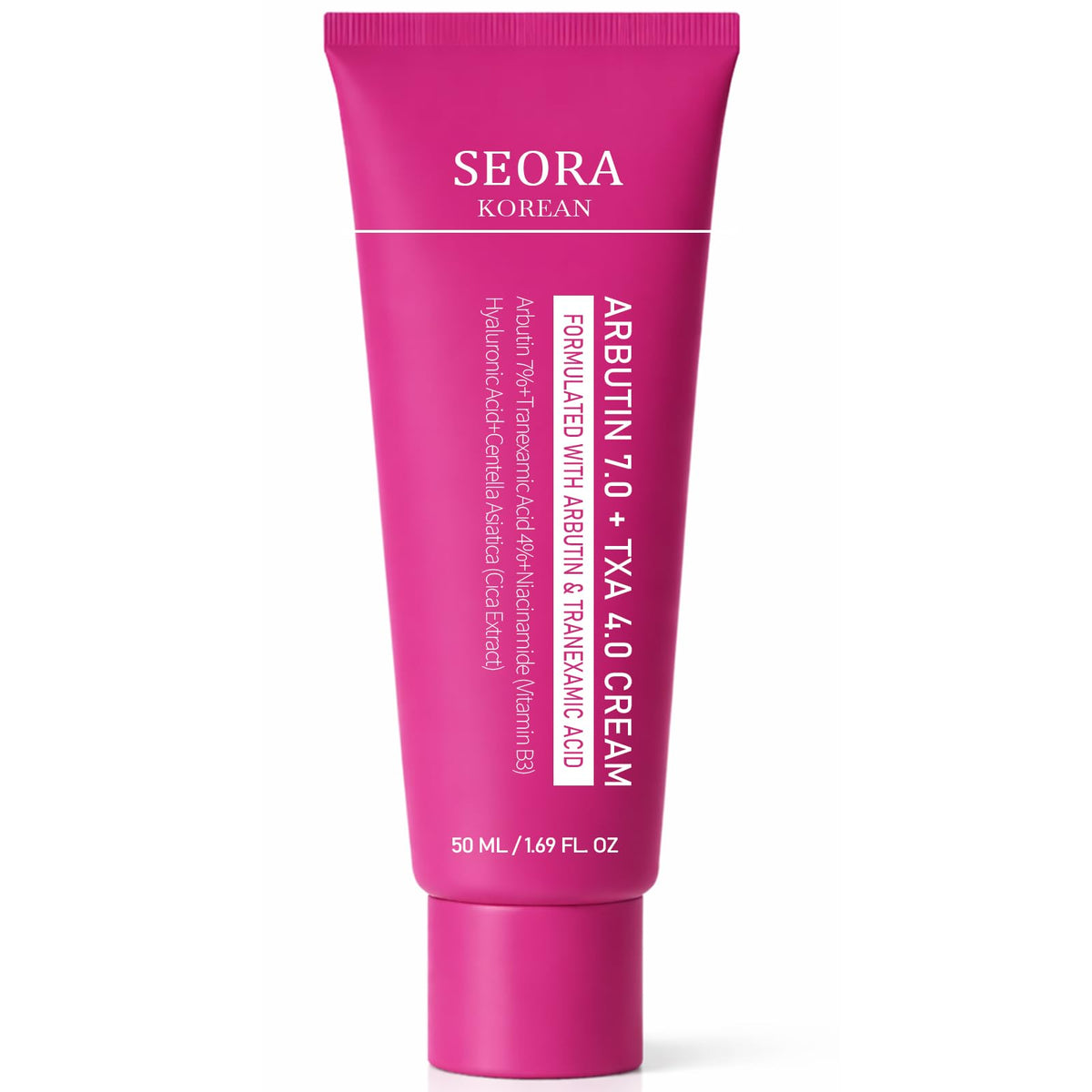 Seora Korean front jar shot showing clean branding and product benefit