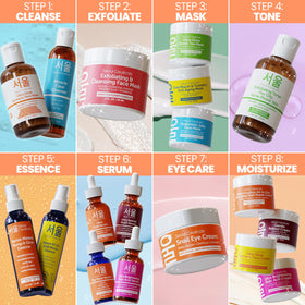 SeoulCeuticals 2oz jar beside common objects to show real size and travel-friendly benefit