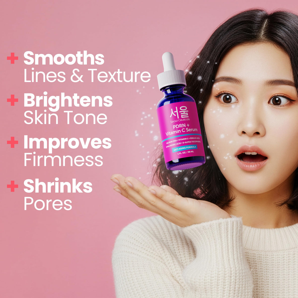 SeoulCeuticals applied during morning routine showing easy layering under sunscreen