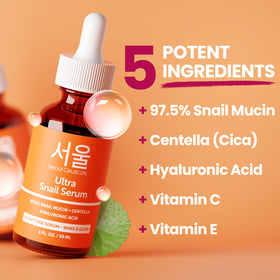 SeoulCeuticals close up label highlighting ingredients and purity