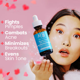 SeoulCeuticals dropper close-up releasing serum for precise application