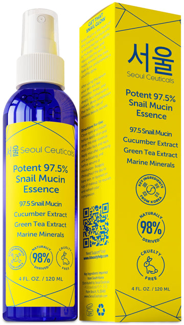 SeoulCeuticals front bottle showing clean packaging and 4oz size benefits