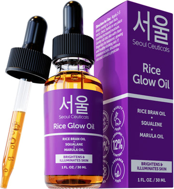 SeoulCeuticals front bottle showing clean packaging and natural glow benefit