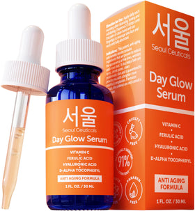 SeoulCeuticals front bottle showing clean K-beauty packaging and potency