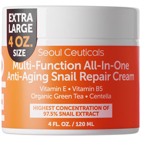 SeoulCeuticals front jar view showing product and clean packaging benefits hydration