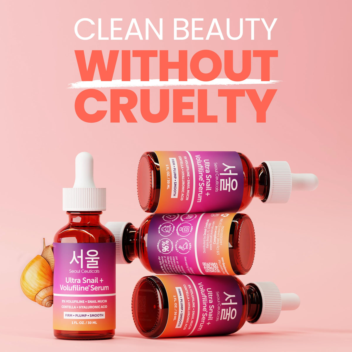 SeoulCeuticals label with ingredients list visible for transparency