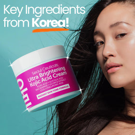 SeoulCeuticals label closeup highlighting active ingredients and clean formula