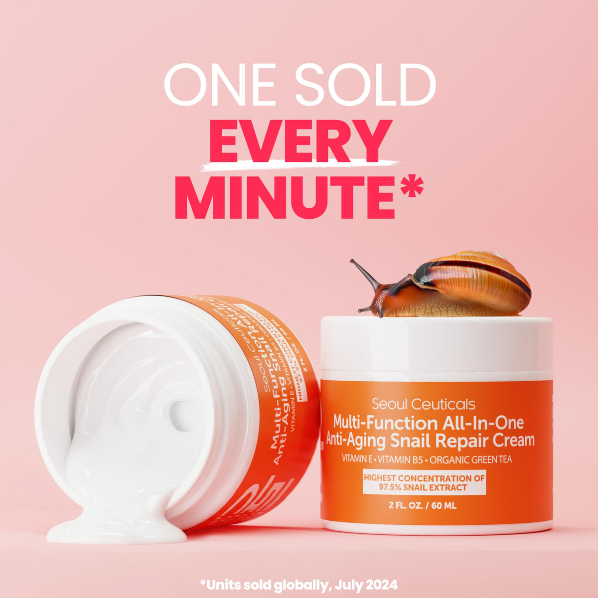 SeoulCeuticals label detail focusing on ingredient concentrations and organic claims for trust