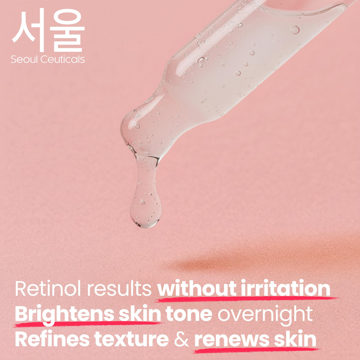 SeoulCeuticals in a nighttime bathroom routine demonstrating easy integration into PM steps