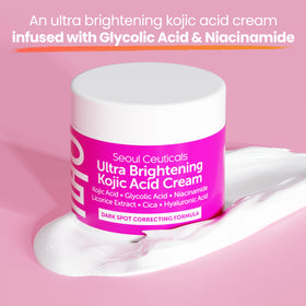 SeoulCeuticals angled open jar showing creamy consistency and glow