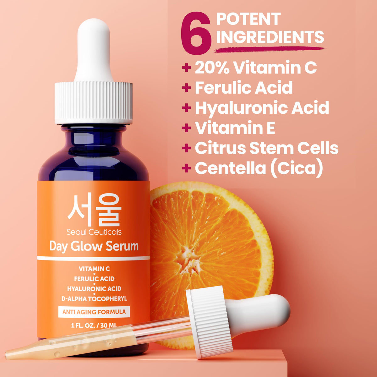 SeoulCeuticals serum on hand illustrating hydration and non-greasy feel