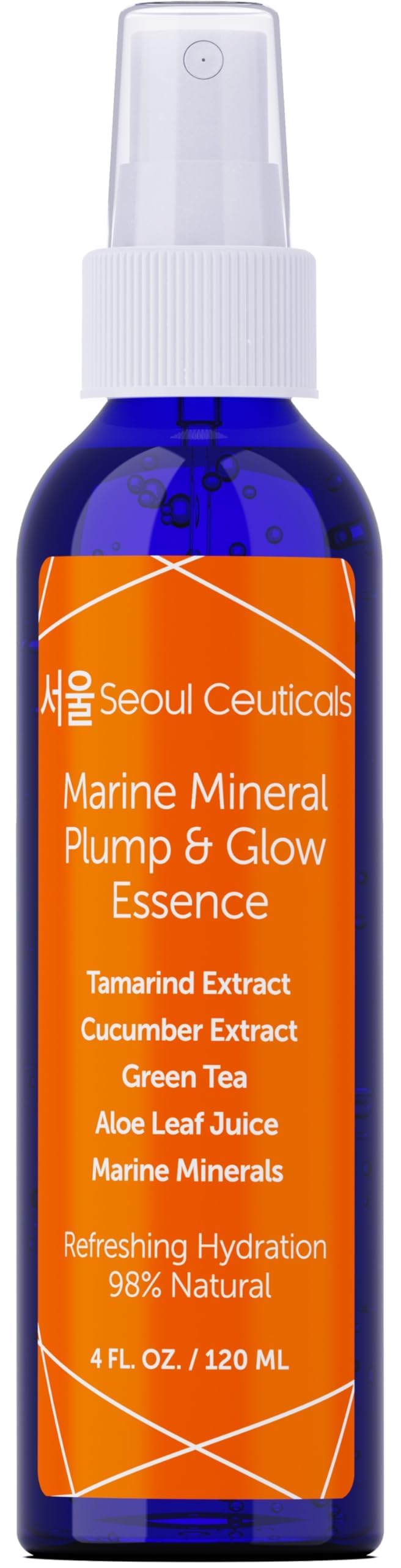 SeoulCeuticals bottle staged on bathroom shelf signaling everyday routine benefit