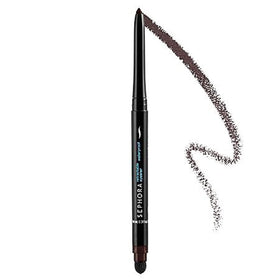 SEPHORA retractable eyeliner front packaging showing matte brown black color and features