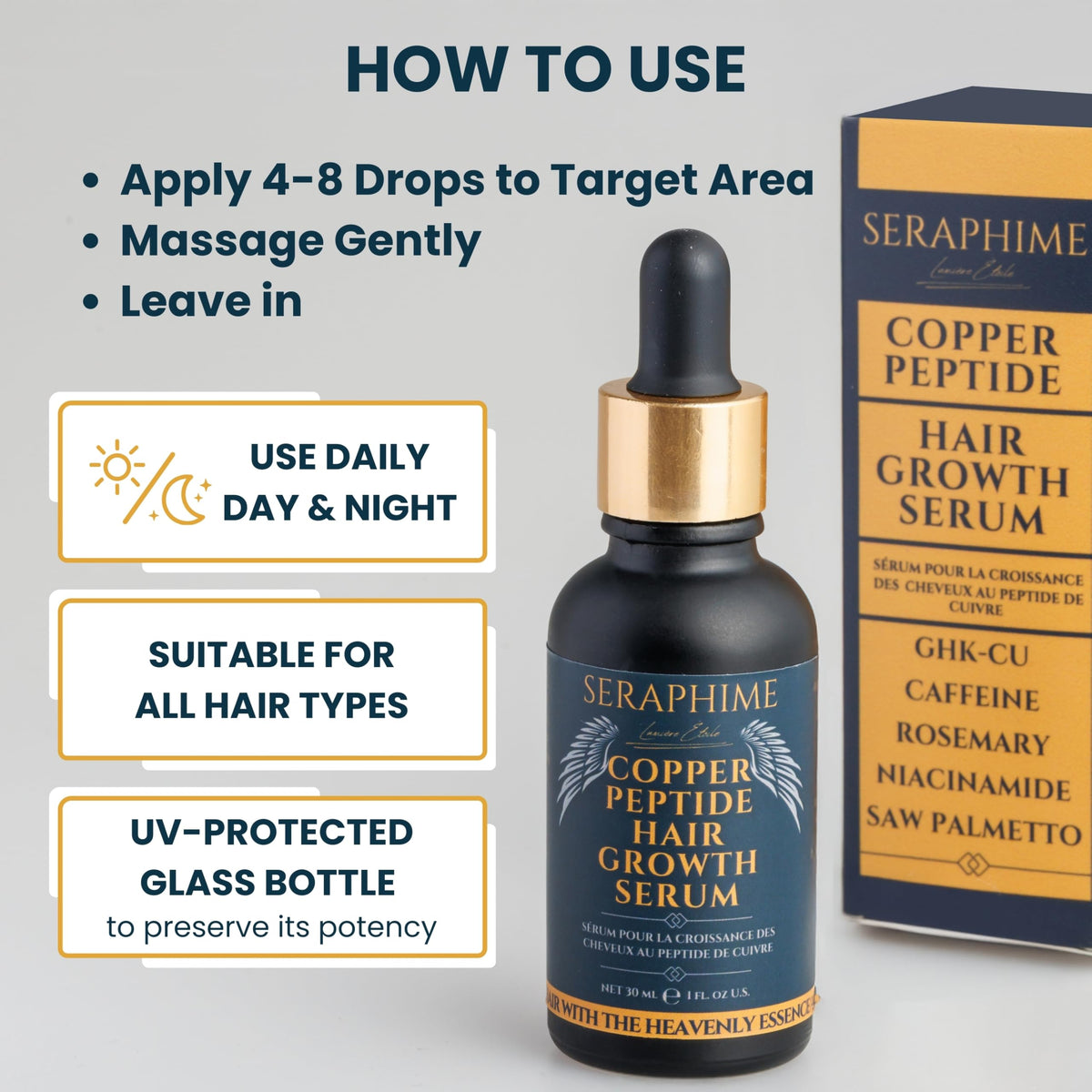 Seraphime with rosemary and kelp illustrating botanical ingredients and antioxidant support benefit