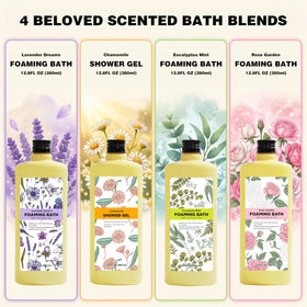 Serenity Sanctuary bottle label closeup highlighting scent and directions