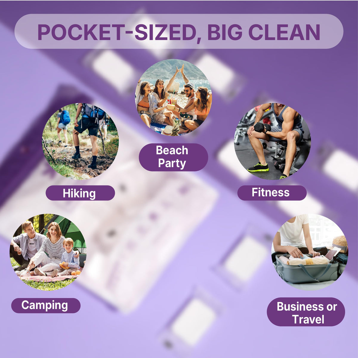 Serenorch outdoor camping use wiping gear to show durability and cleaning benefit