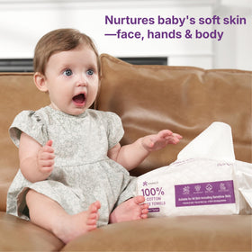 Serenorch towel removing foundation showing soft absorbency benefit