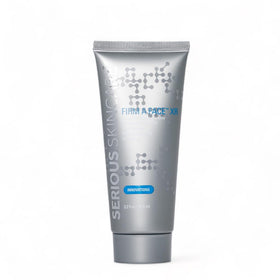 Serious Skincare bottle front view showing product branding and instant lift benefit